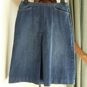 Classic Talbots Women's Denim Skirt Size 6